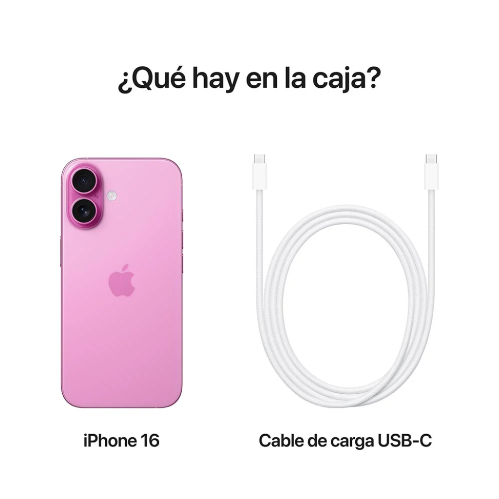 iPhone 16 Sim Física 128GB Rosa