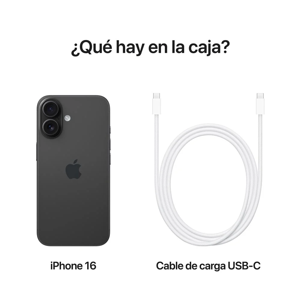 iPhone 16 Sim Física 128gb Negro