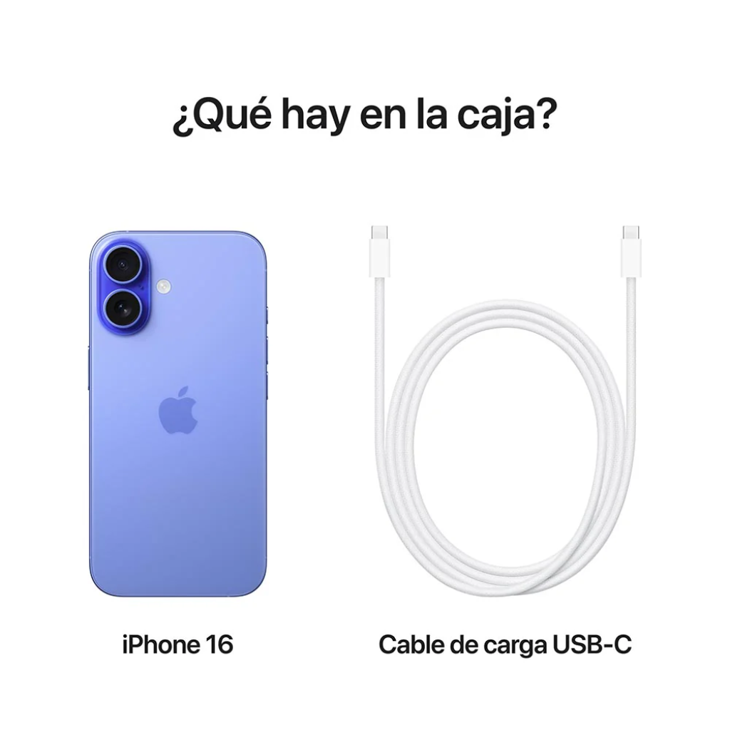 iPhone 16 Sim Física 128GB Azul