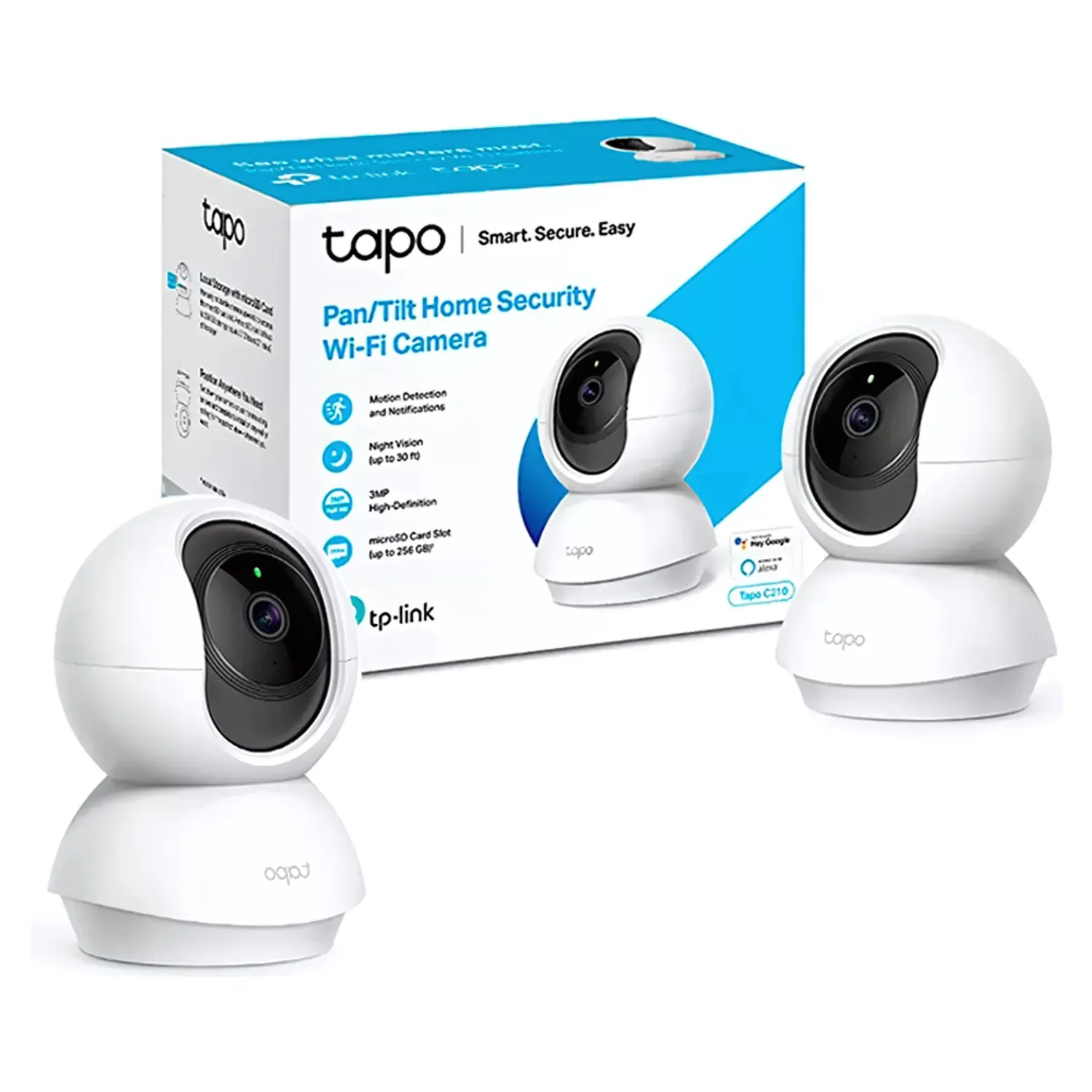 Pack x2 Tp-link C210 Cámara de seguridad WIFI