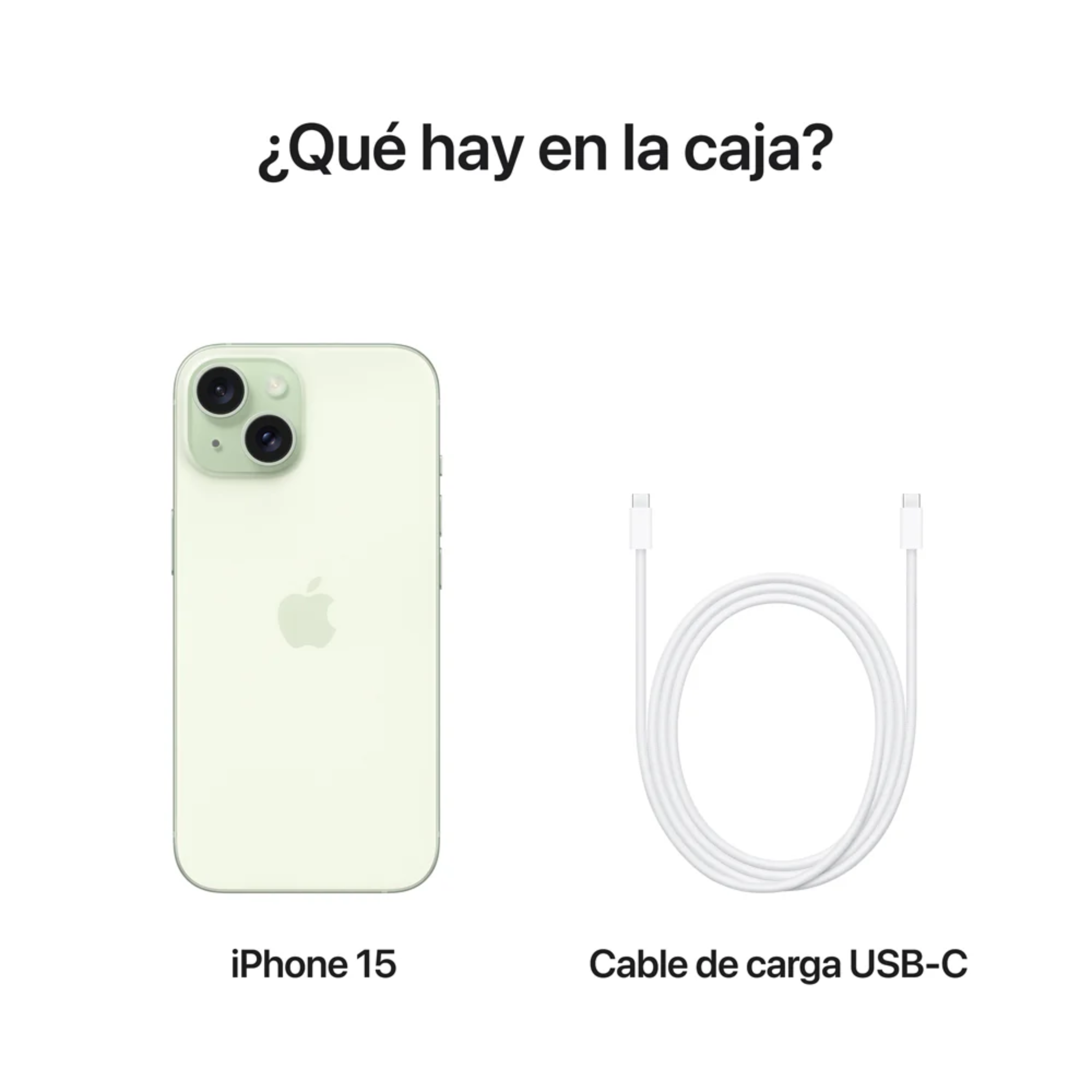 iPhone 15 Sim Física 128GB Color Verde