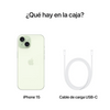 iPhone 15 Sim Física 128GB Color Verde